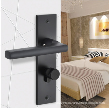 BL06 35-45 mm Cerradura de puerta con llaves Conjunto de puertas de dormitorio de color negro moderno